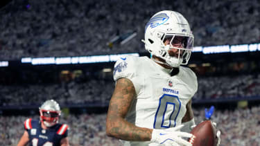 Buffalo Bills wide receiver Keon Coleman