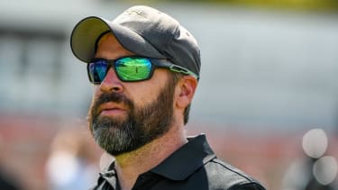 Jordan Neuman (Stuttgart Surge, Head Coach), Munich Ravens vs Stuttgart Surge, American Football, European League of Football, Semifinals, 2025, 31.08.2025, Unterhaching uhlsport Sportpark Germany Copyright: xFootxBowl JUSTxSHOTSx