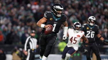 Jalen Hurts von den Philadelphia Eagles