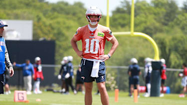 Drake Maye von den New England Patriots