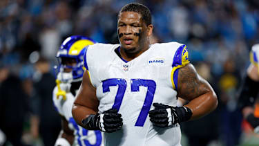 Alaric Jackson von den Los Angeles Ram