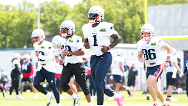 Ein Training der New England Patritos