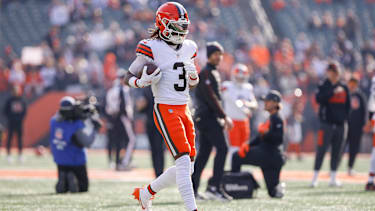 Jerry Jeudy von den Cleveland Browns in einem NFL-Spiel