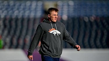 Bo Nix von den Denver Broncos in einem NFL-SPiel