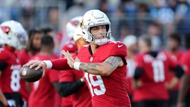 Carson Beck in einem NFL-Spiel für die Arizona Cardinals