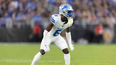 Terrion Arnold in einem NFL-Spiel für die Detroit Lions