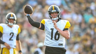Drew Allar in einem NFL-Spiel für die Pittsburgh Steelers