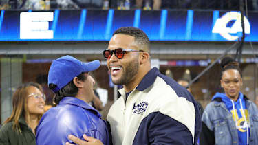 Aaron Donald in einem NFL-Spiel für die Los Angeles Rams
