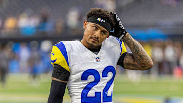 Trent McDuffie in einem NFL-Spiel für die Los Angeles Rams