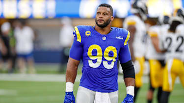 Aaron Donald in einem NFL-Spiel für die Los Angeles Rams