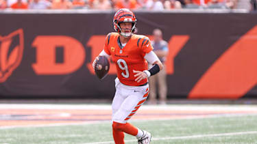 Joe Burrow in einem NFL-Spiel für die Cincinnati Bengals