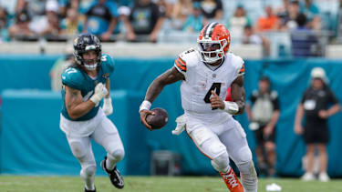 Deshaun Watson in einem NFL-Spiel für die Cleveland Browns