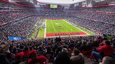 Für die Seattle Seahawks ging es 2022 zum ersten NFL-Regular-Season-Game in Deutschland nach München.