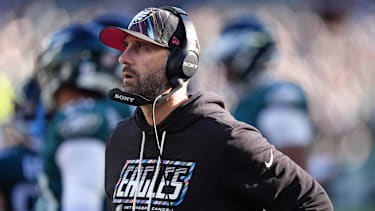 Nick Sirianni in einem NFL-Spiel für die Philadelphia Eagles