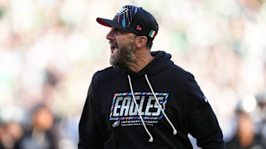 Nick Sirianni in einem NFL-Spiel für die Philadelphia Eagles