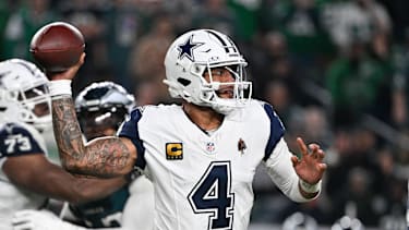 Dak Prescott in einem NFL-Spiel für die Dallas Cowboys