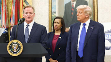 Roger Goodell und Donald Trump