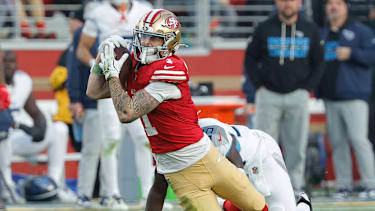 Ricky Pearsall in einem NFL Spiel der San Francisco 49ers