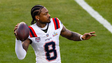 Stefon Diggs in einem NFL-Spiel für die New England Patriots