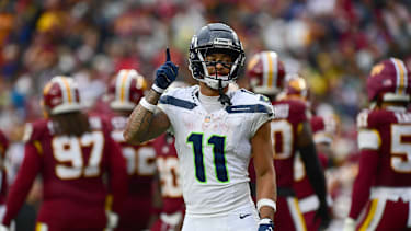 Jaxon Smith-Njigba in einem NFL-Spiel für die Seattle Seahawks
