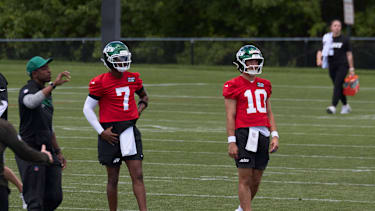 Cade Klubnik bei den New York Jets