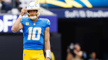 Justin Herbert von den Los Angeles Chargers