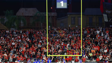 Matt Gay kickt das entscheidende Field Goal für die L.A. Rams