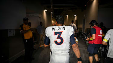 Quarterback Russell Wilson fand in Denver trotz Mega-Vertrag nicht zu Erfolg.