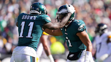 A.J. Brown verhalf Jalen Hurts und der Eagles-Offense letztes Jahr zu einem großen Sprung