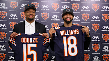 Rome Odunze und Caleb Williams