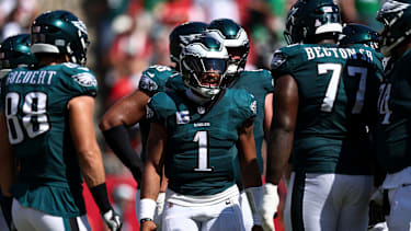 Jalen Hurts von den Philadelphia Eagles
