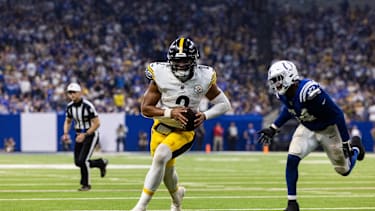 Justin Fields von den Pittsburgh Steelers
