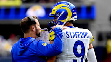 Sean McVay und Matt Stafford von den Rams