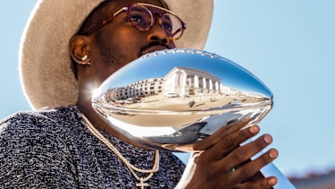 Feb. 9, 2016 - Denver, Colorado, USA - Super Bowl MVP Von Miller at the Denver Broncos victory parade through downtown Denver. Bronco Victory Parade - ZUMAr04_