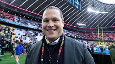 NFL, American Football Herren, USA Munich Game New York Giants - Carolina Panthers am 10.11.2024 in der Allianz Arena in München Markus Kuhn xMSx