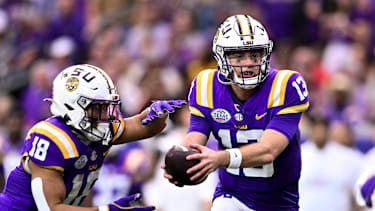 LSU-Quarterback Garrett Nussmeier gilt als entwicklungsfähiger Pocket-Passer mit Starter-Potenzial im NFL Draft 2026.