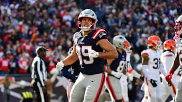 Hunter Henry in einem NFL-Spiel für die New England Patriots