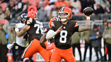 Cleveland Browns quarterback Dillon Gabriel