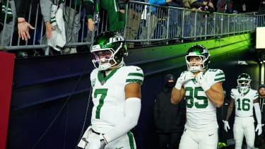 New York Jets quarterback Justin Fields