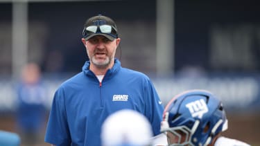 New York Giants defensive coordinator Shane Bowen