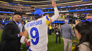 USA; Los Angeles Rams quarterback Matthew Stafford (9)