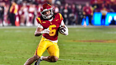 Im November 2025 spielte Makai Lemon noch im Dress der USC Trojans am College.