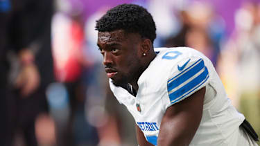 Terrion Arnold in einem NFL-SPiel für die Detroit Lions