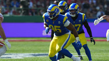 Myles Garrett in einem NFL-Spiel für die Los Angeles Rams