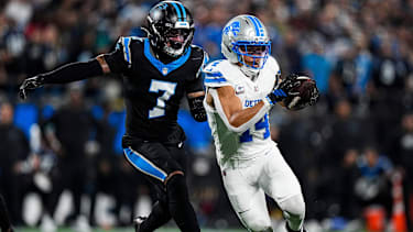 Amon-Ra St. Brown in einem NFL-Spiel für die Detroit Lions