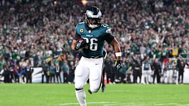 Saquon Barkley in einem NFL-Spiel von den Philadelphia Eagles