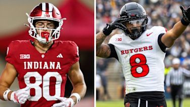 Charlie Becker (Indiana) und KJ Duff (Rutgers) treffen in Week 5 aufeinander.